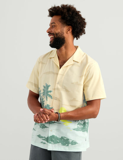 Huk Camp Shirt - Silver Birch Island