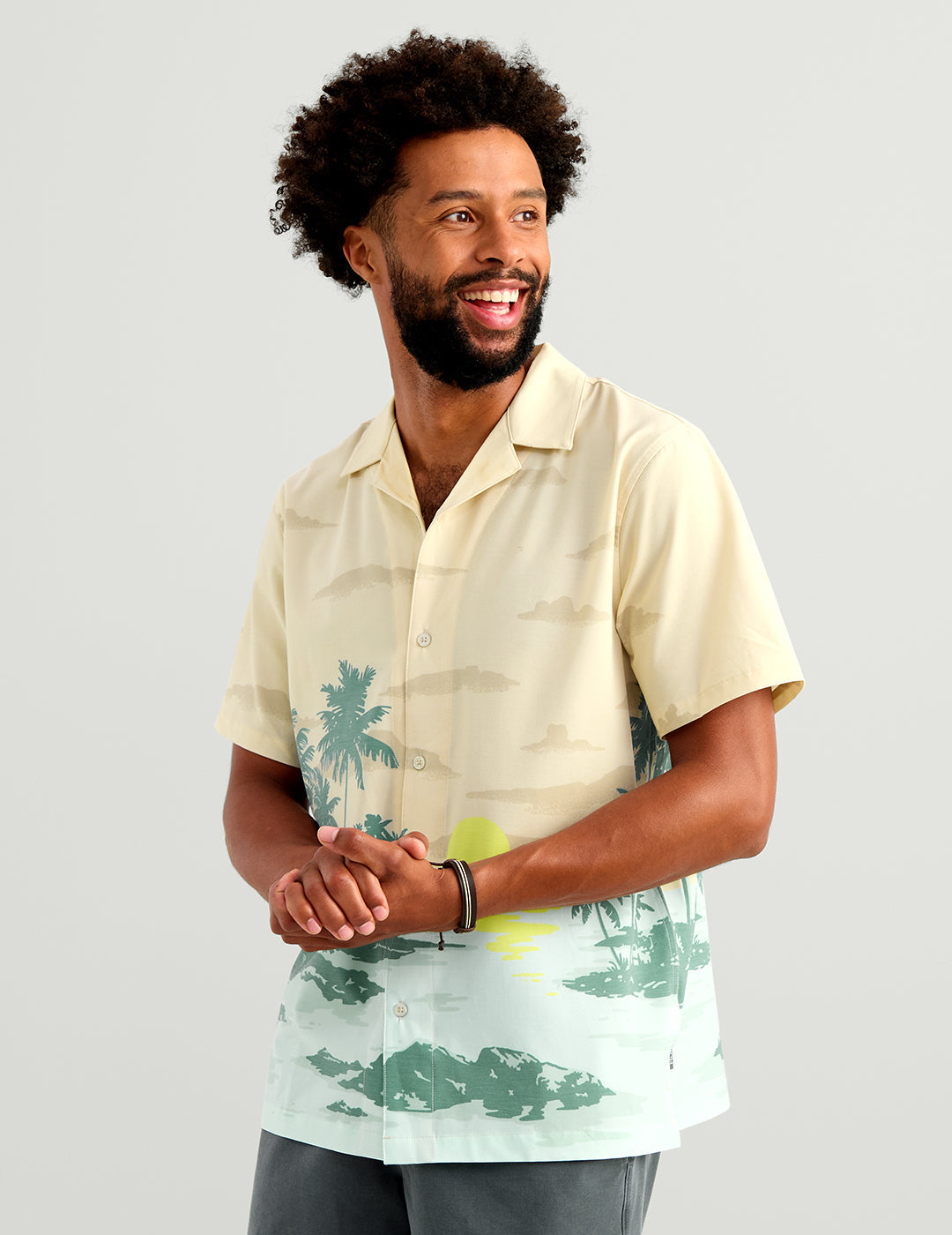 Huk Camp Shirt - Silver Birch Island