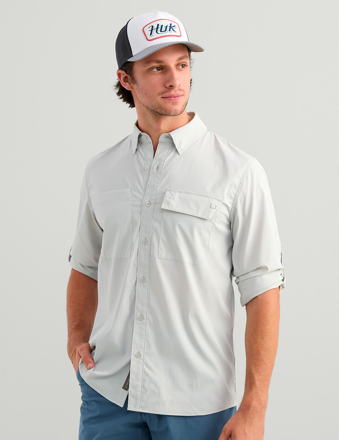 Huk Icon Button-Down - Seagull