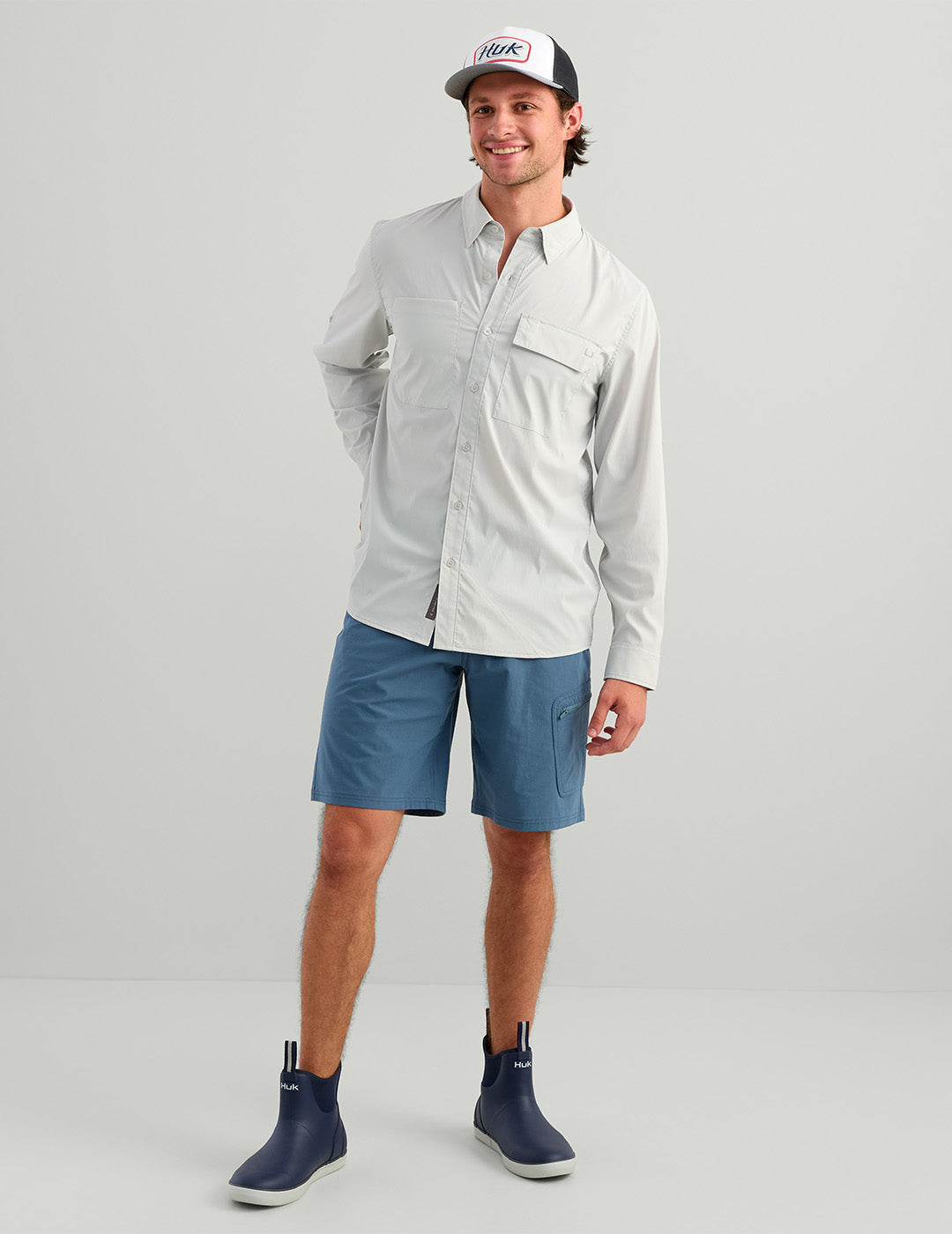 Huk Icon Button-Down - Seagull