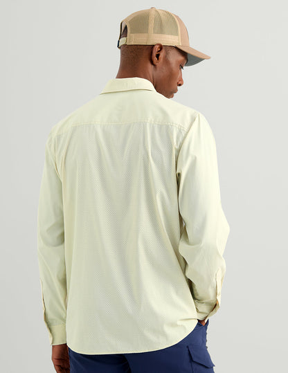 Huk Icon Button-Down - Pale Algae