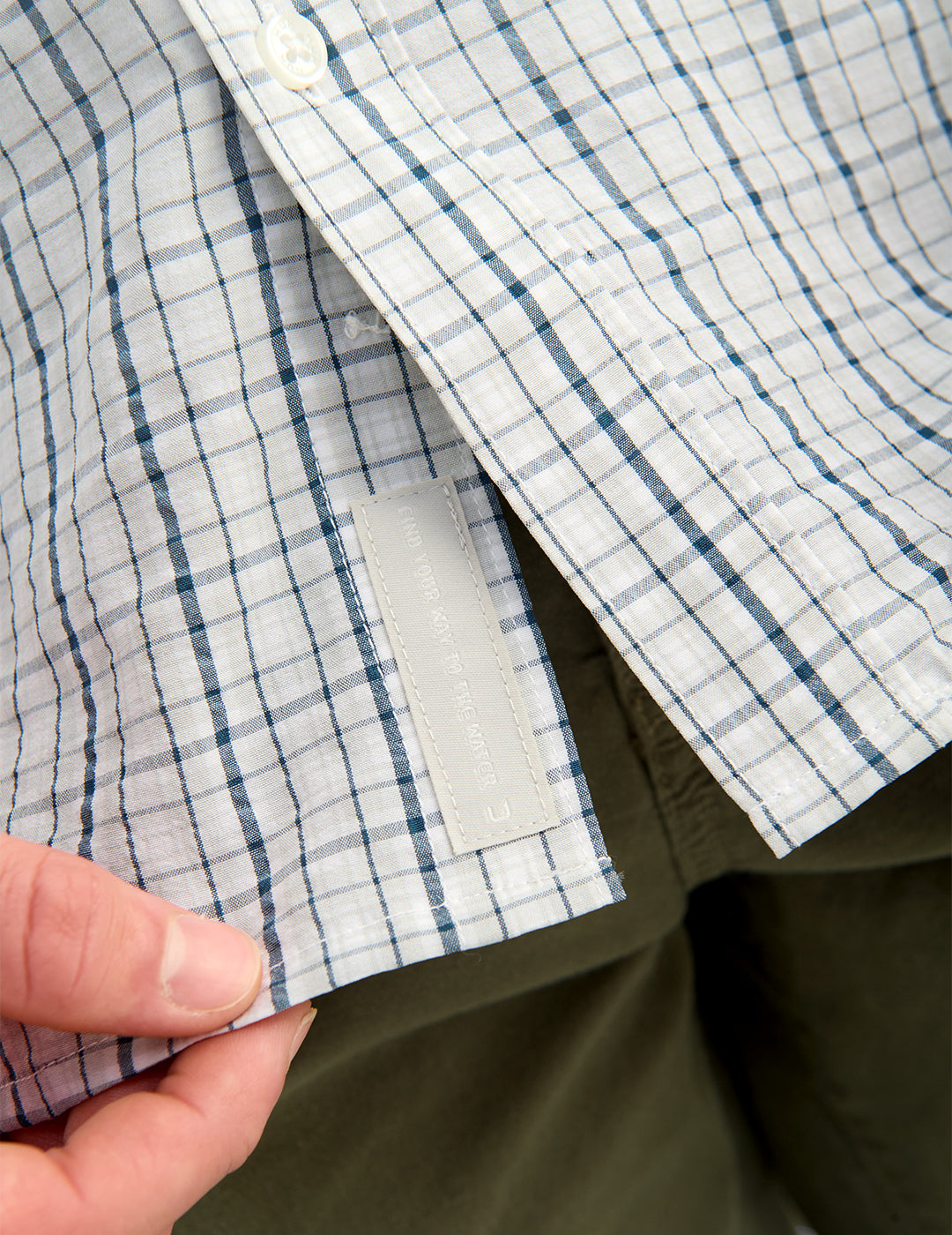 Huk Chatham Long Sleeve Button-Down - Seagull Plaid