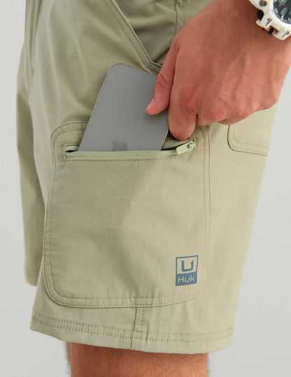 Huk Next Level 7-inch Short - Seagrass