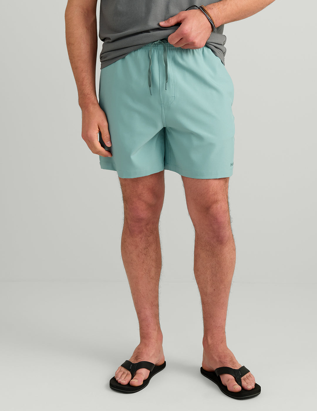 Huk Pursuit Volley Swim Short - Mineral Blue
