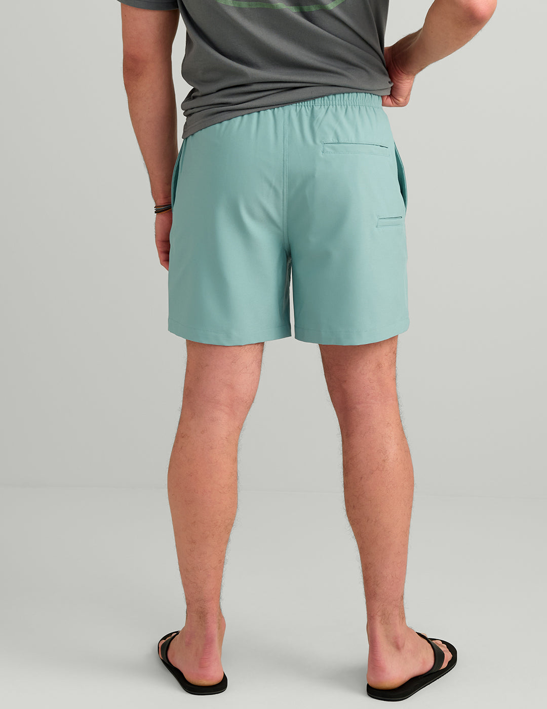 Huk Pursuit Volley Swim Short - Mineral Blue