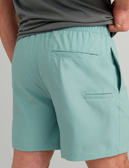 Huk Pursuit Volley Swim Short - Mineral Blue