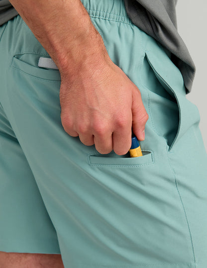 Huk Pursuit Volley Swim Short - Mineral Blue