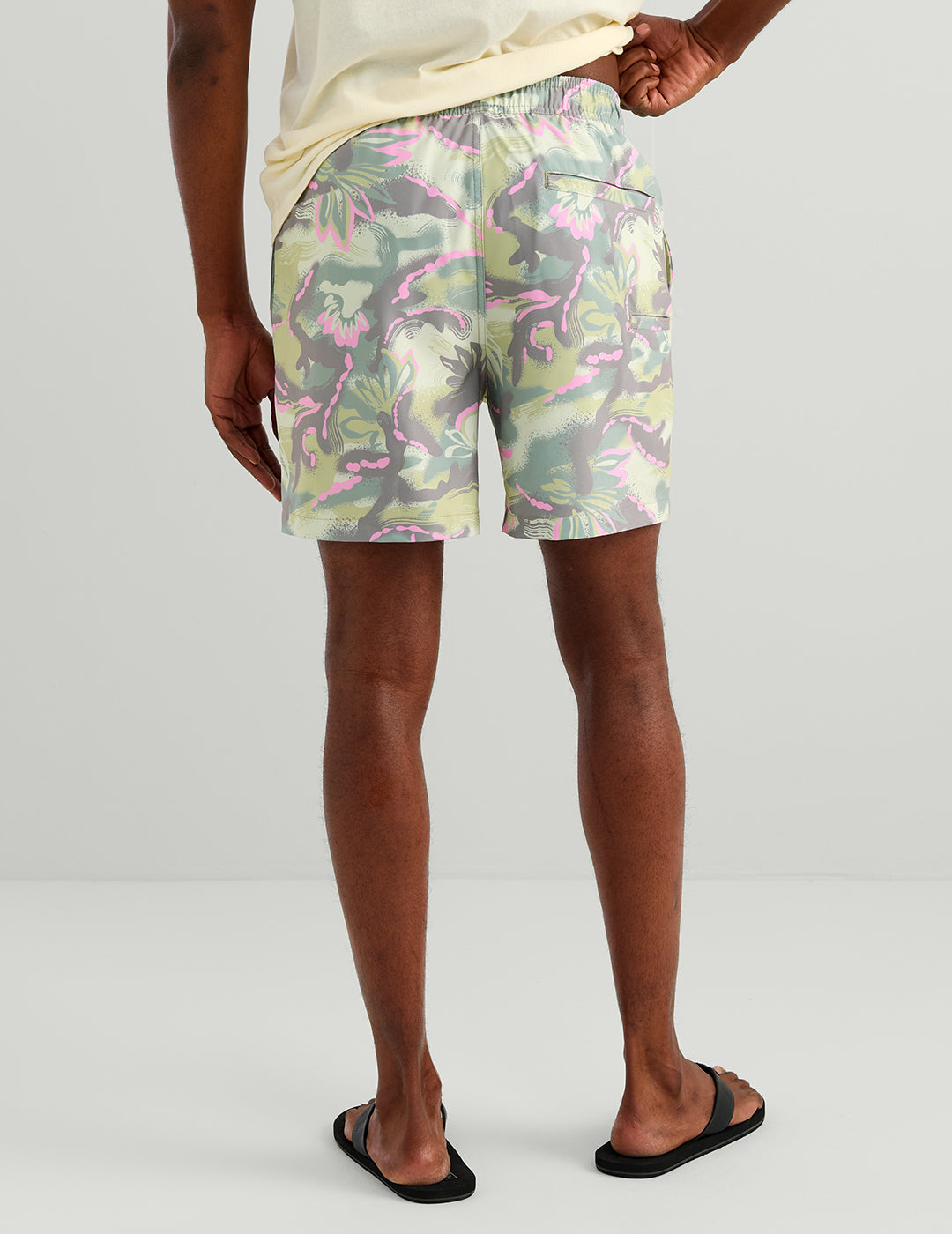 Huk Pursuit Volley Swim Shorts - Silver Blue Coast