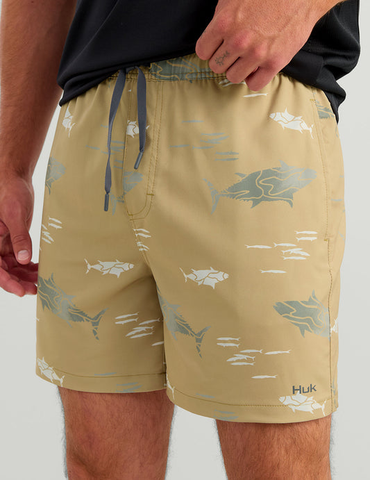 Huk Pursuit Volley Swim Shorts - Starfish Tuna School