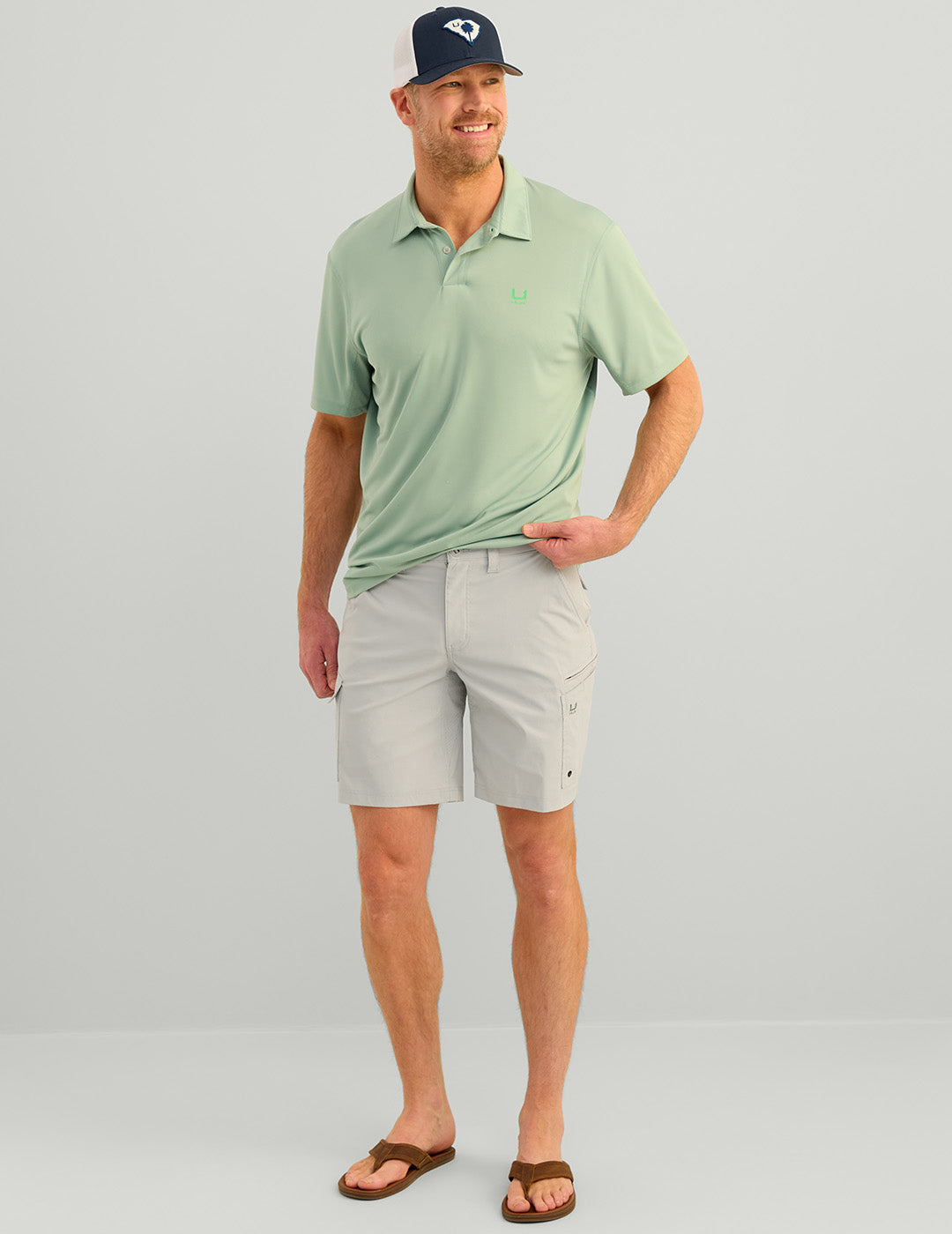 Huk Icon Short - Harbor Mist