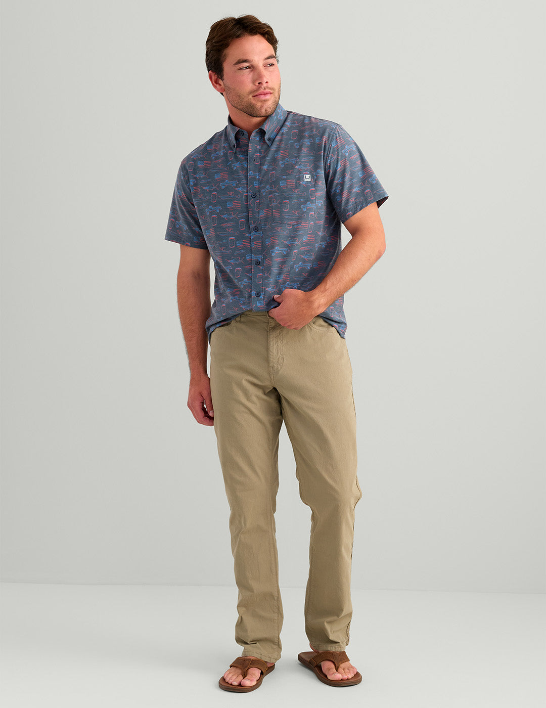 Huk Lightweight Rivercamp Pant - Mudminnow