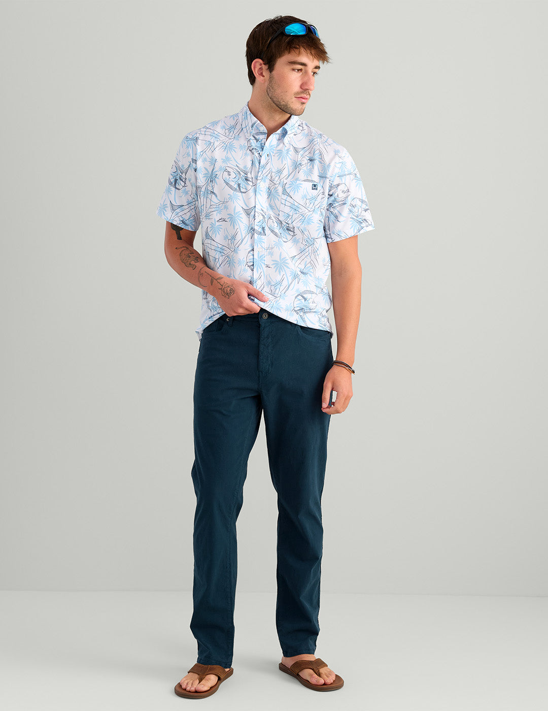Huk Lightweight Rivercamp Pant - Sea Storm