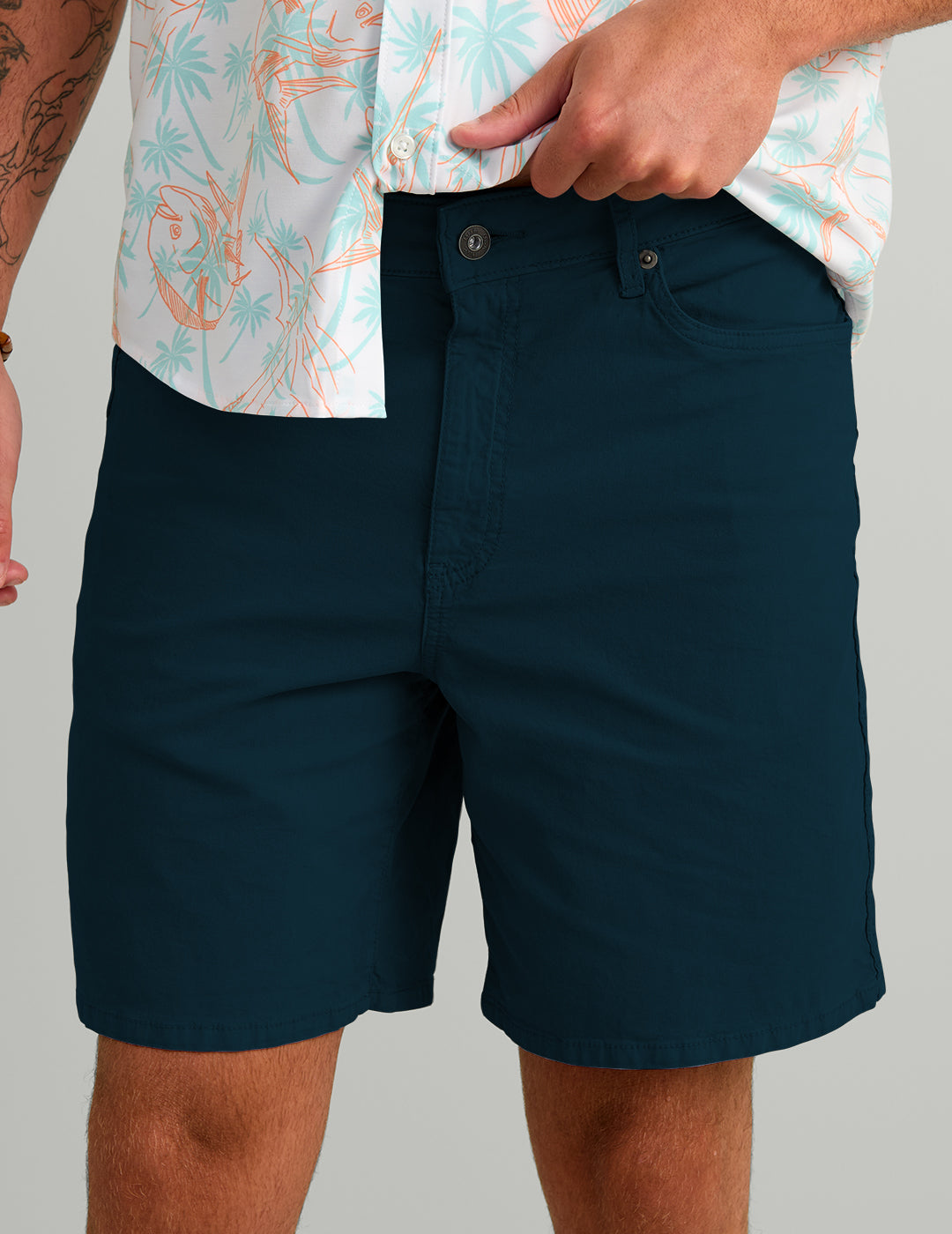 Huk Lightweight Rivercamp Short - Sea Storm