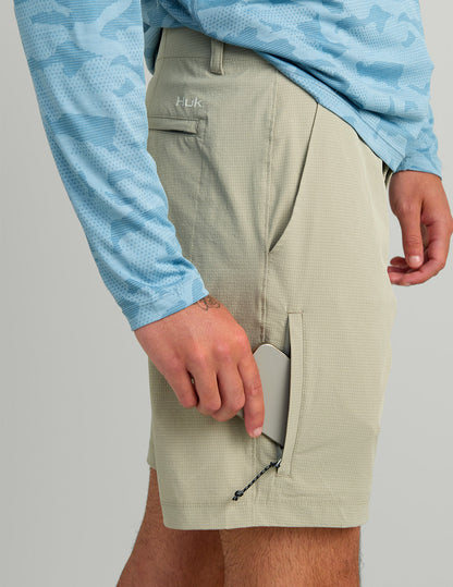 Huk A1A Pro Short - Seagrass