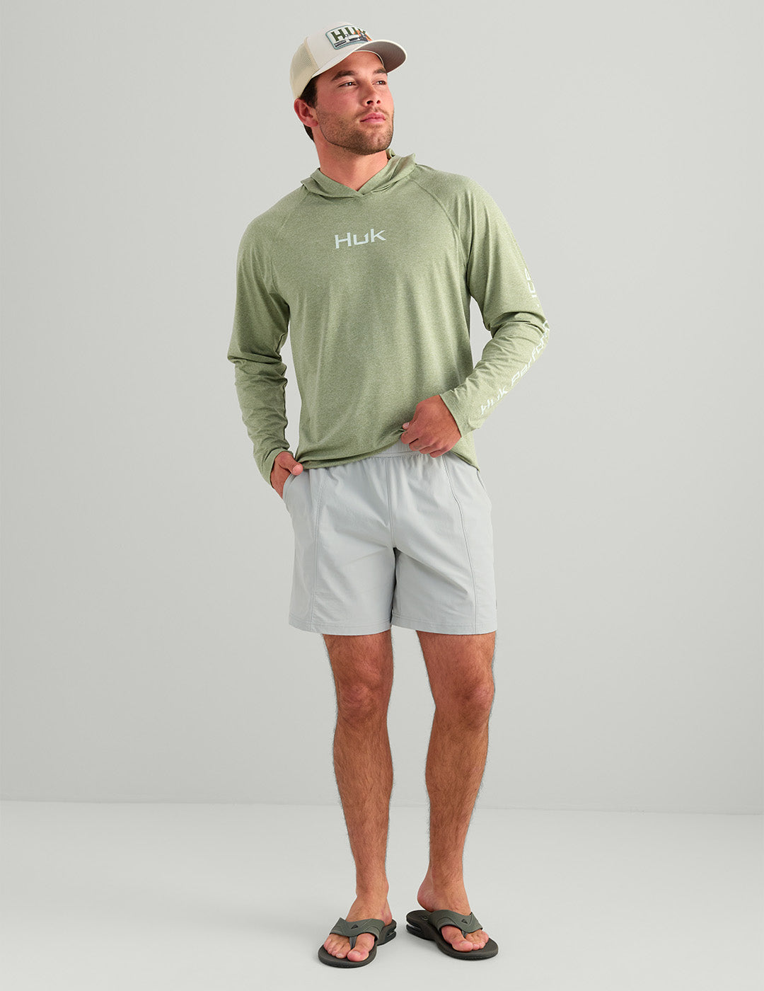 Huk Airweight Short - Seagull