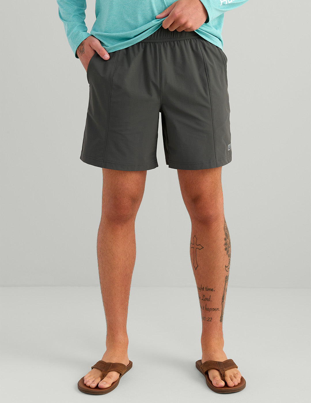 Huk Airweight Short - Dark Shadow