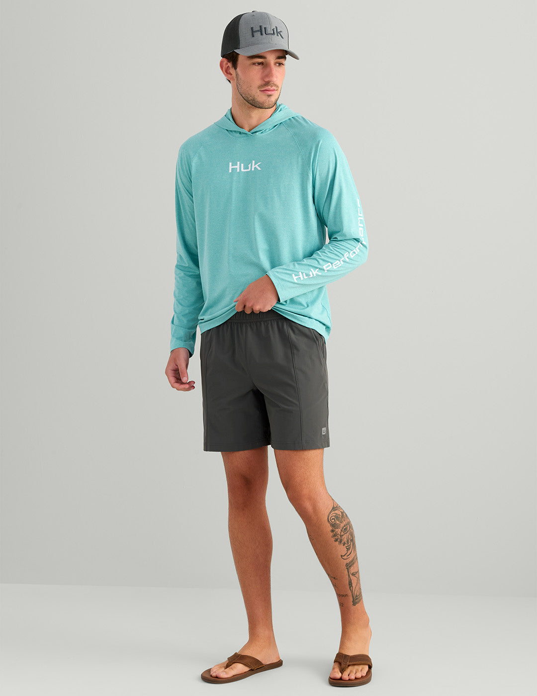 Huk Airweight Short - Dark Shadow