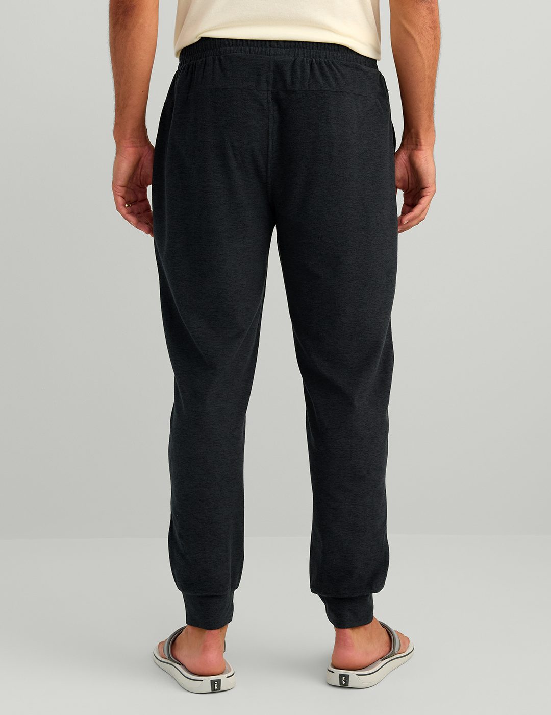 Huk Leeward Fleece Jogger - Heather Black