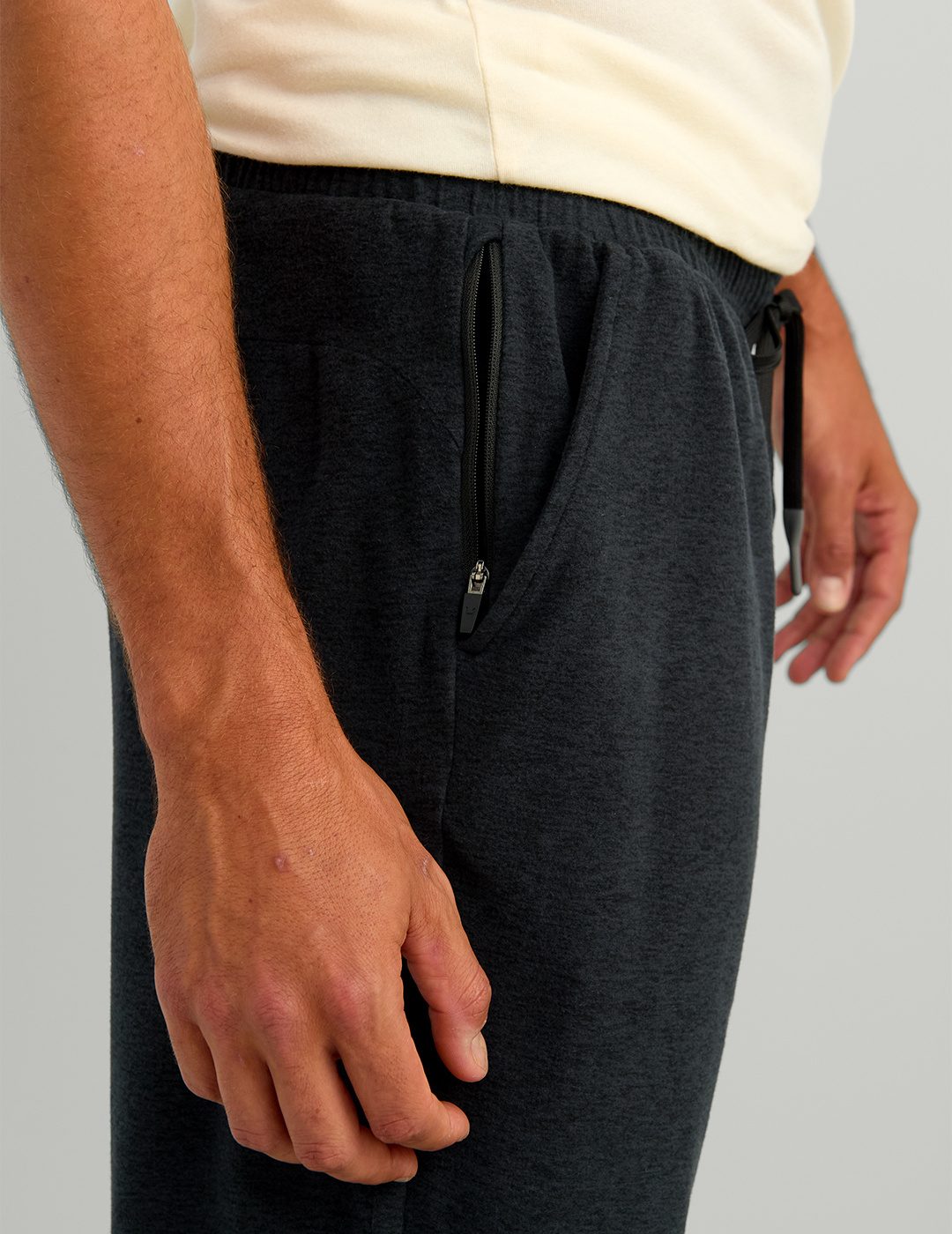 Huk Leeward Fleece Jogger - Heather Black