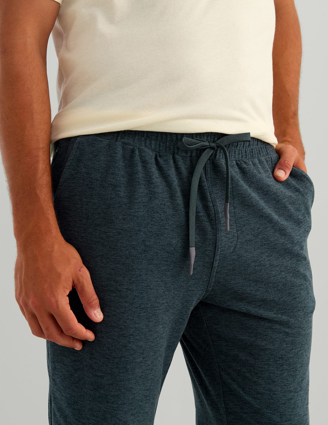 Huk Leeward Fleece Jogger - Sea Storm Heather