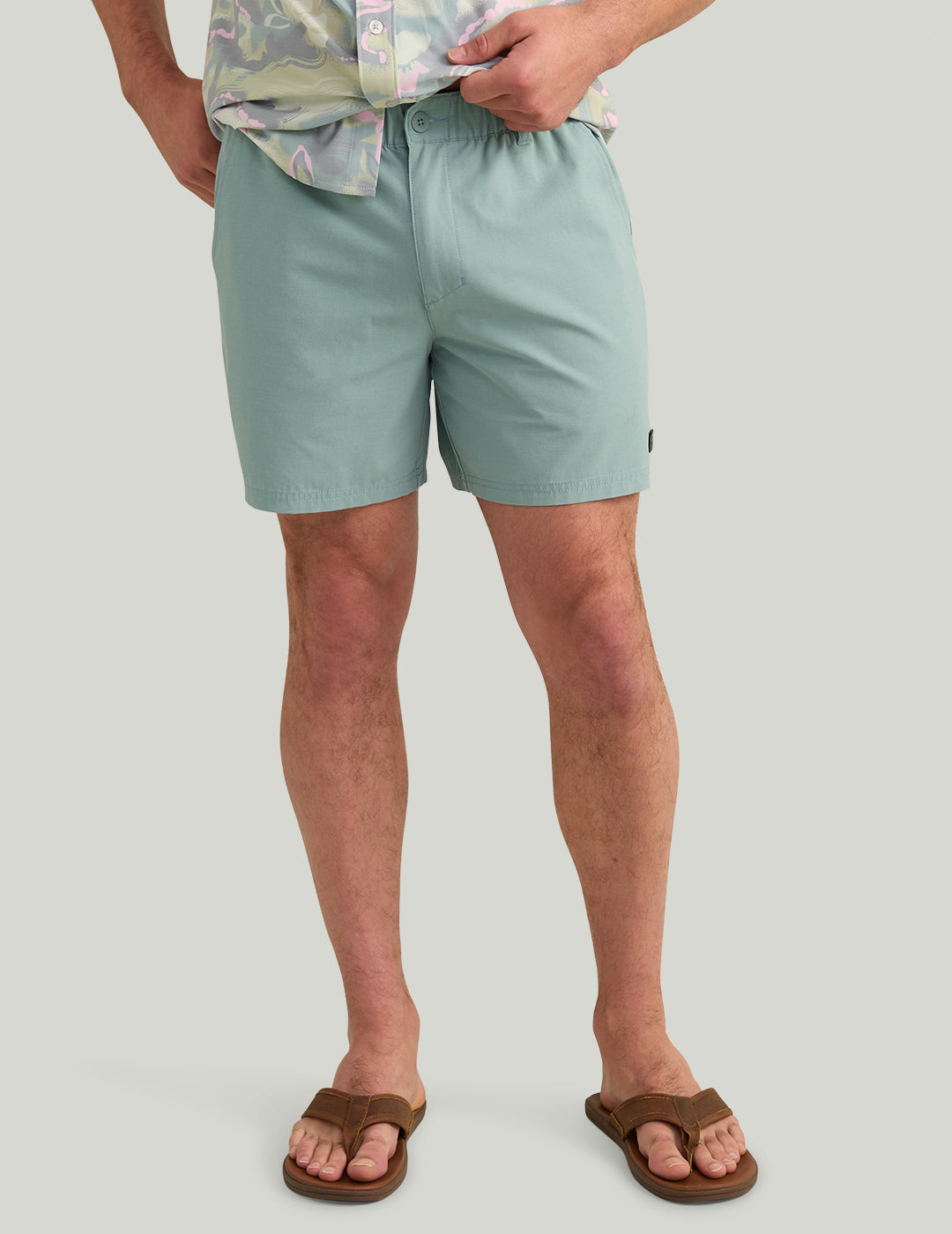 Huk Shoreside Short - Silver Blue