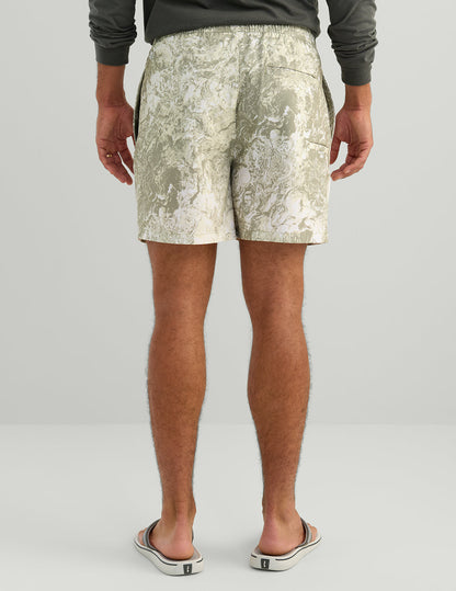 Huk Mossy Oak Pursuit Volley Swim Shorts - Mossy Oak Seagrass