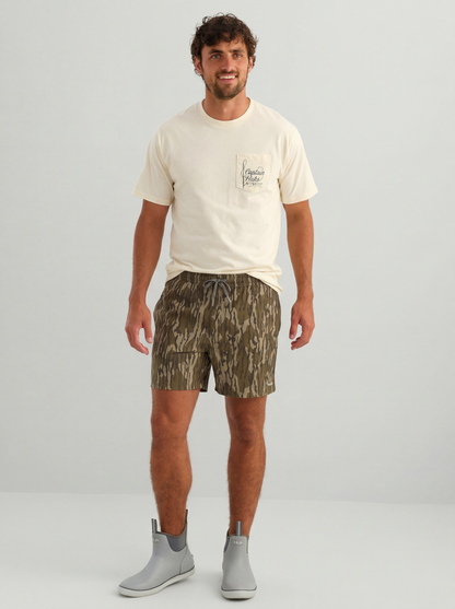 Huk Mossy Oak Pursuit Volley Swim Shorts - Mossy Oak Bottomland