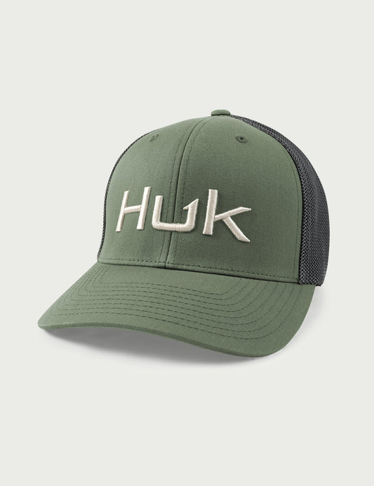 Huk Embroidered 110 Trucker Hat - Moss