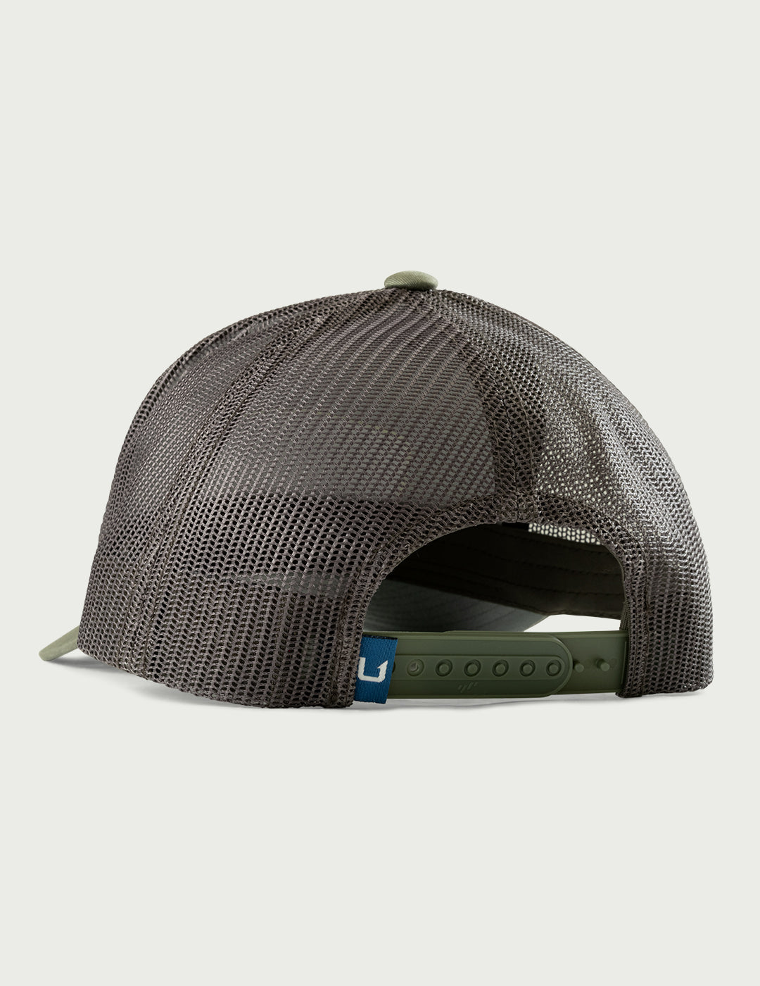 Huk Script Patch Trucker Hat - Moss