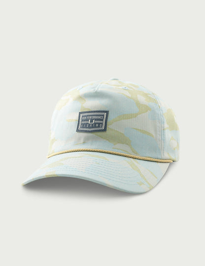 Huk Huk Printed Unstructured Rope Hat - Pale Algae Camo