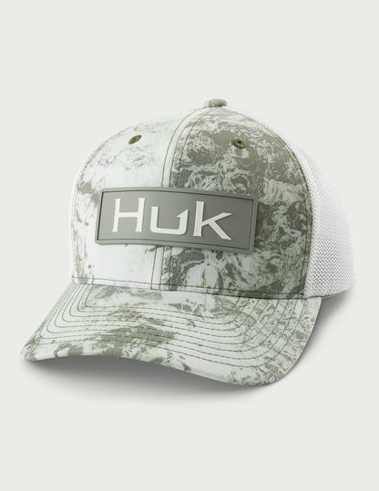 Huk Huk Mossy Oak 110 Trucker Hat - Mossy Oak Seagrass
