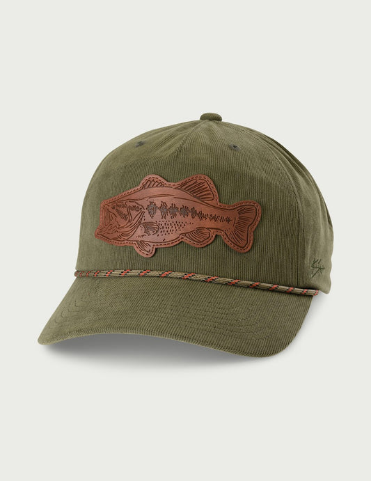 Huk KC Patch Cord Snapback - Moss