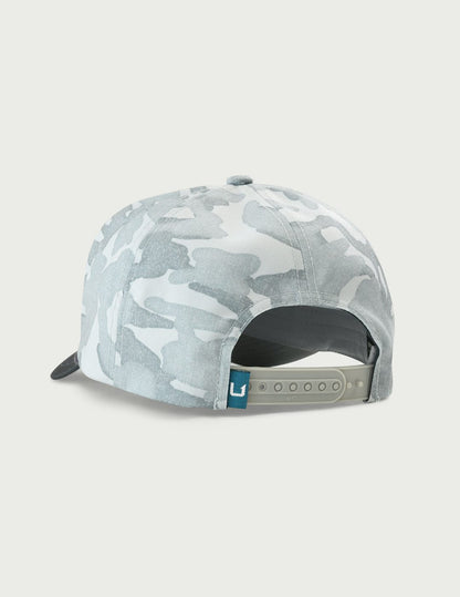 Huk Drift Arch Snapback - Sharkskin Camo