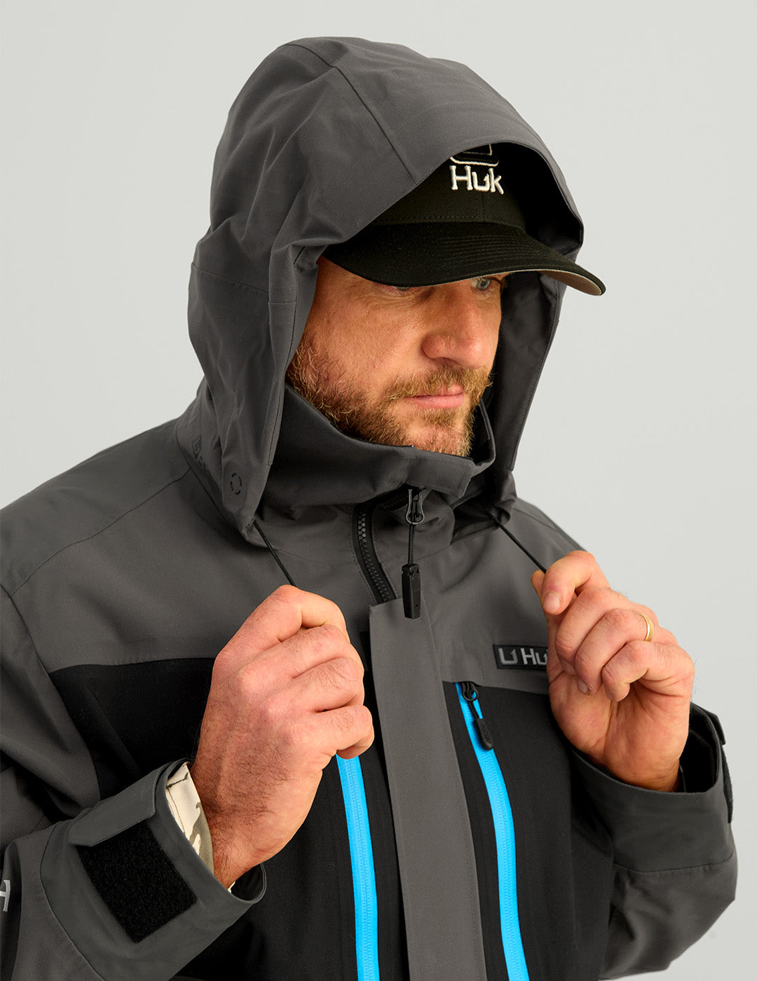 Huk Pro Series Jacket - Volcanic Ash