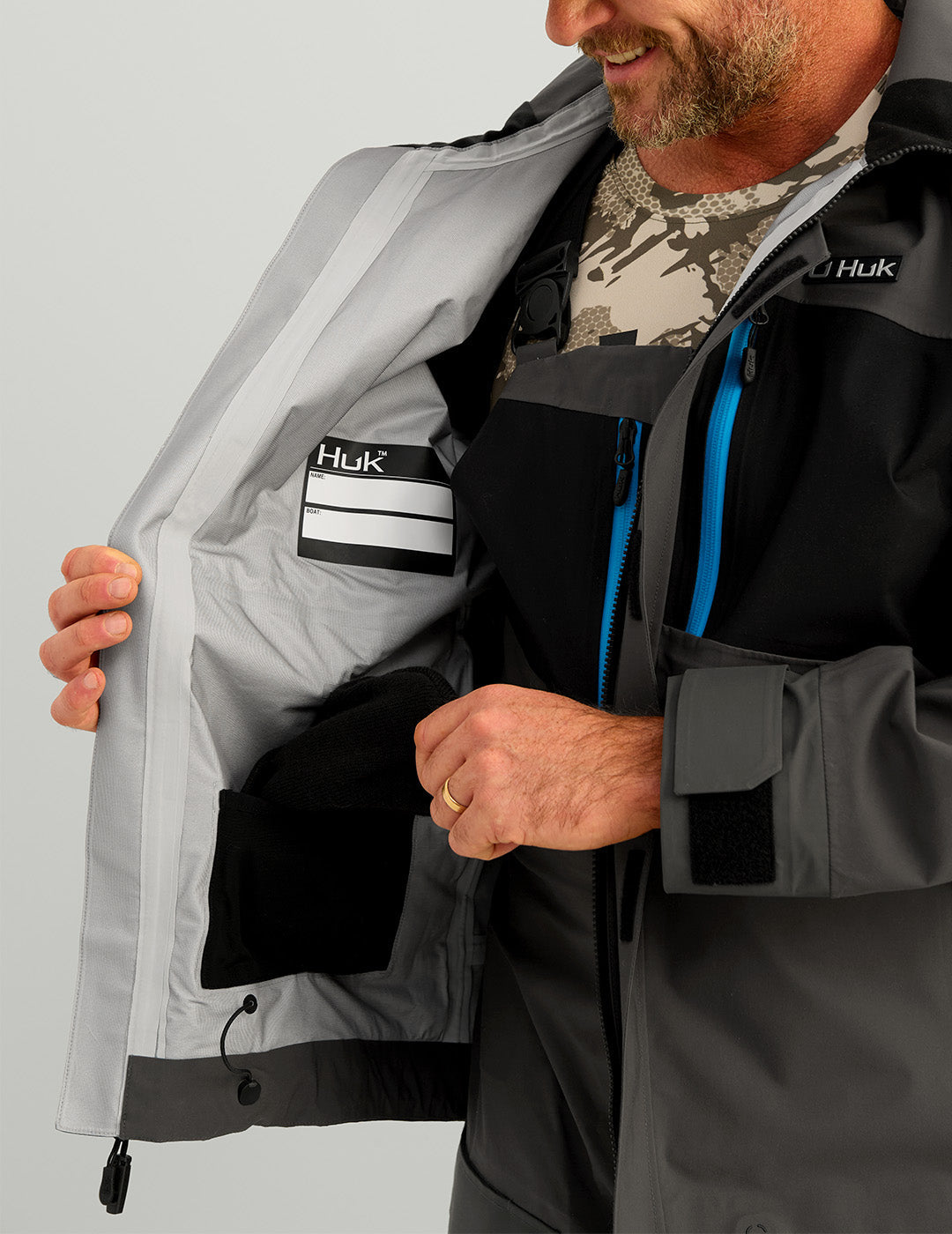 Huk Pro Series Jacket - Volcanic Ash