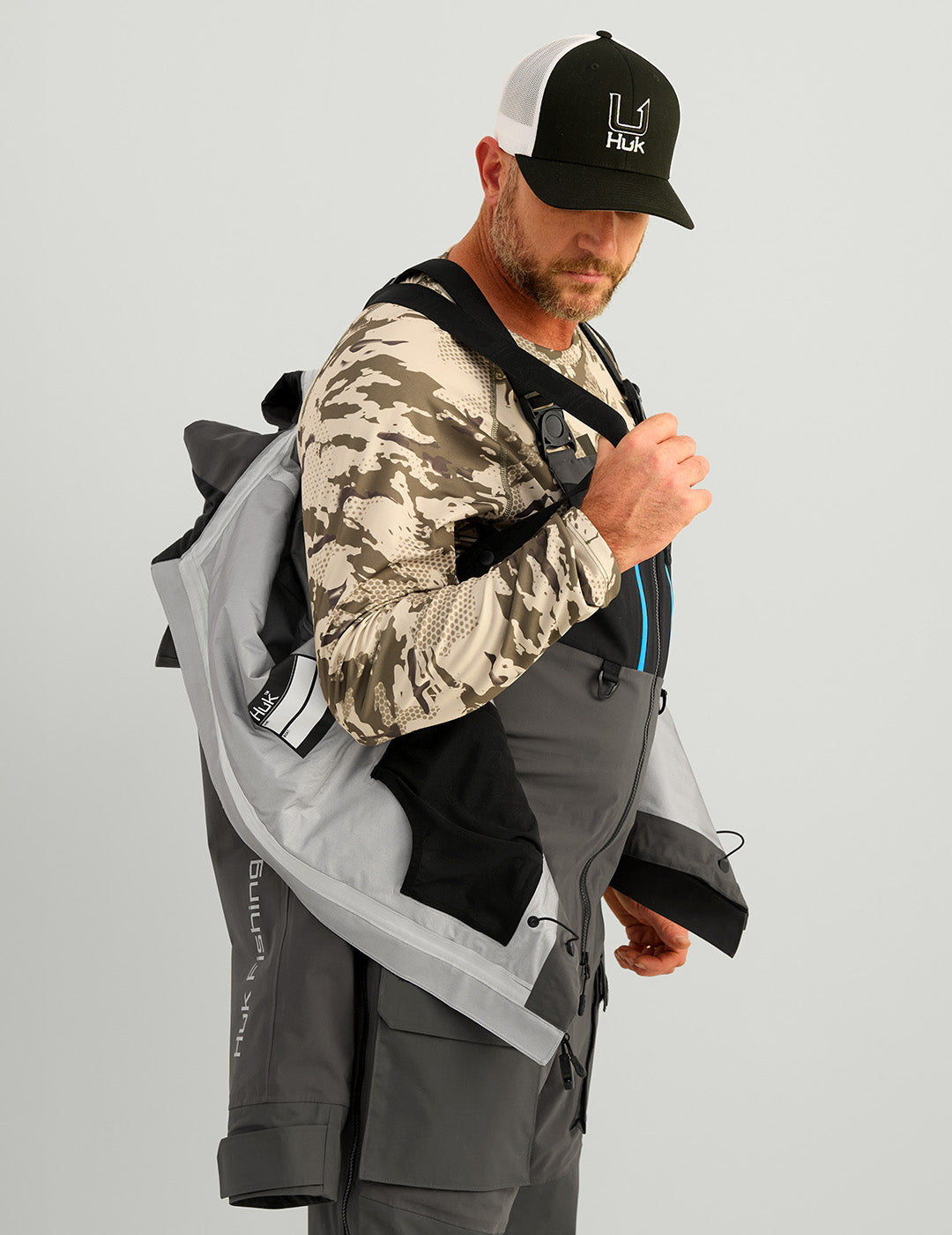 Huk Pro Series Jacket - Volcanic Ash