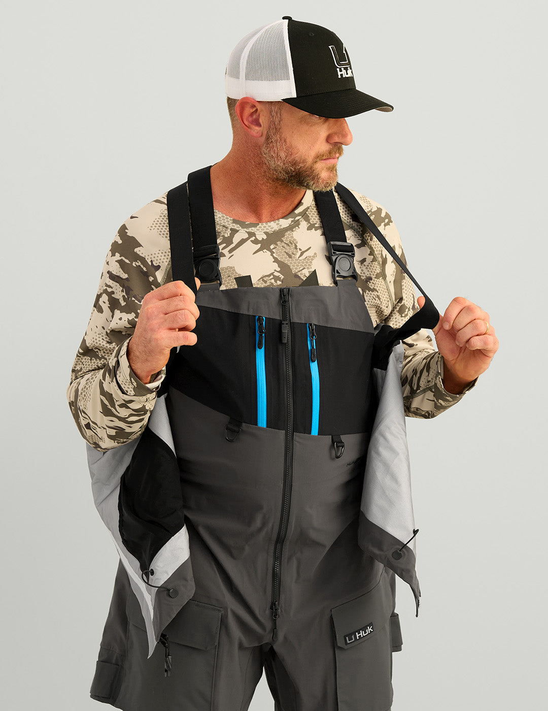 Huk Pro Series Jacket - Volcanic Ash