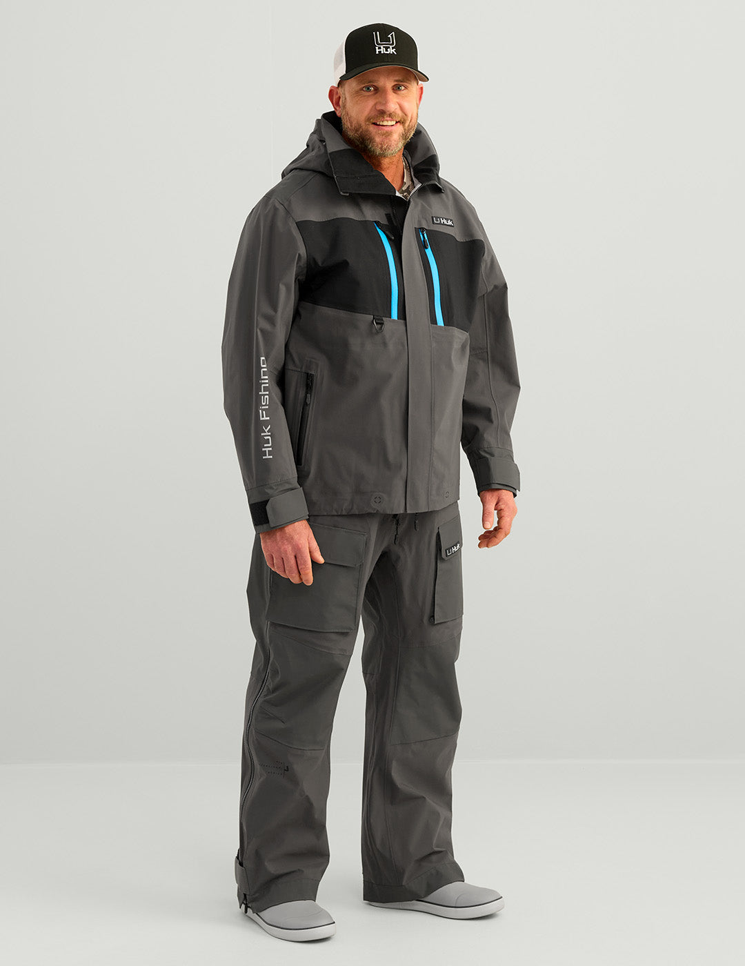 Huk Pro Series Jacket - Volcanic Ash