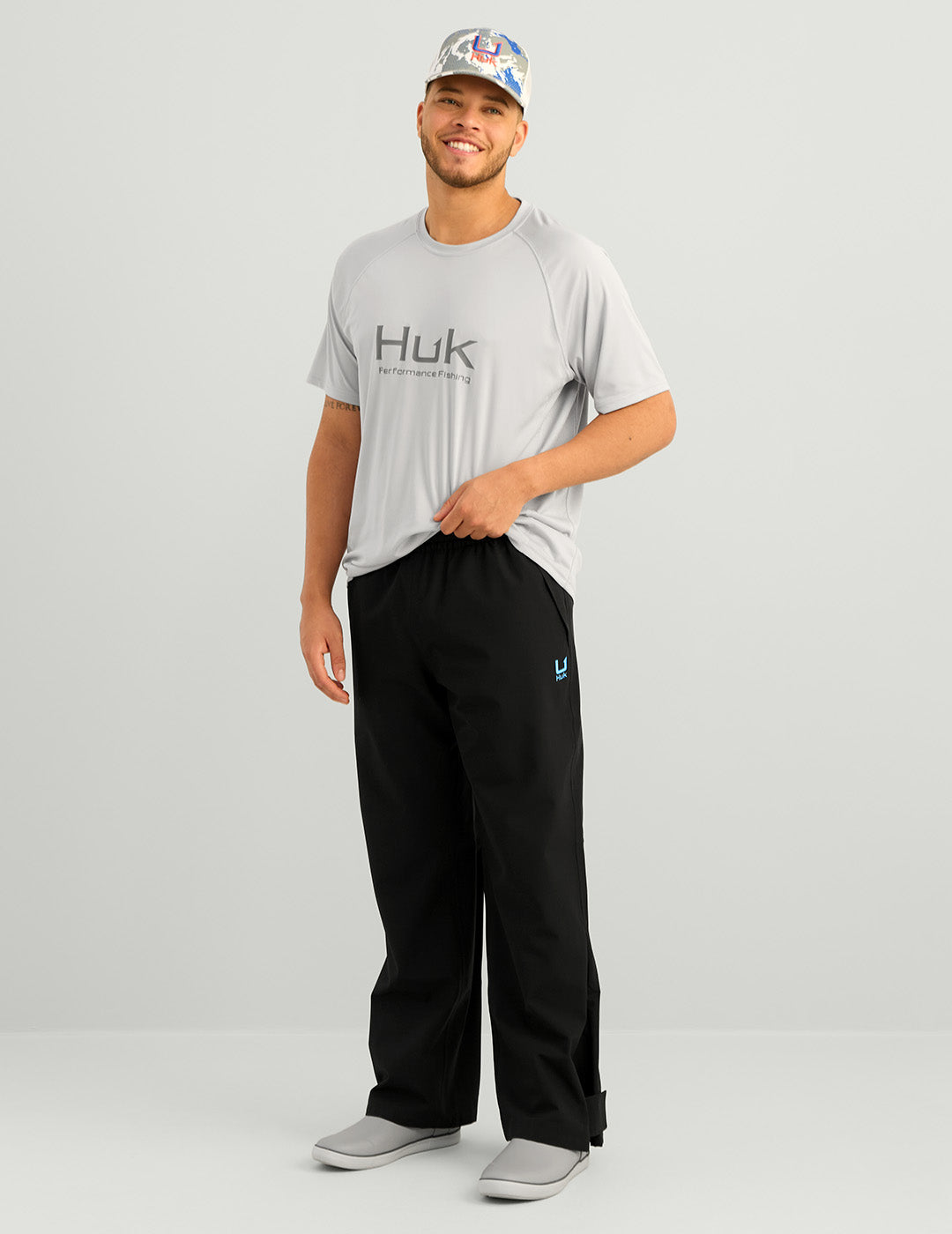 Huk Storm Rain Pant - Black