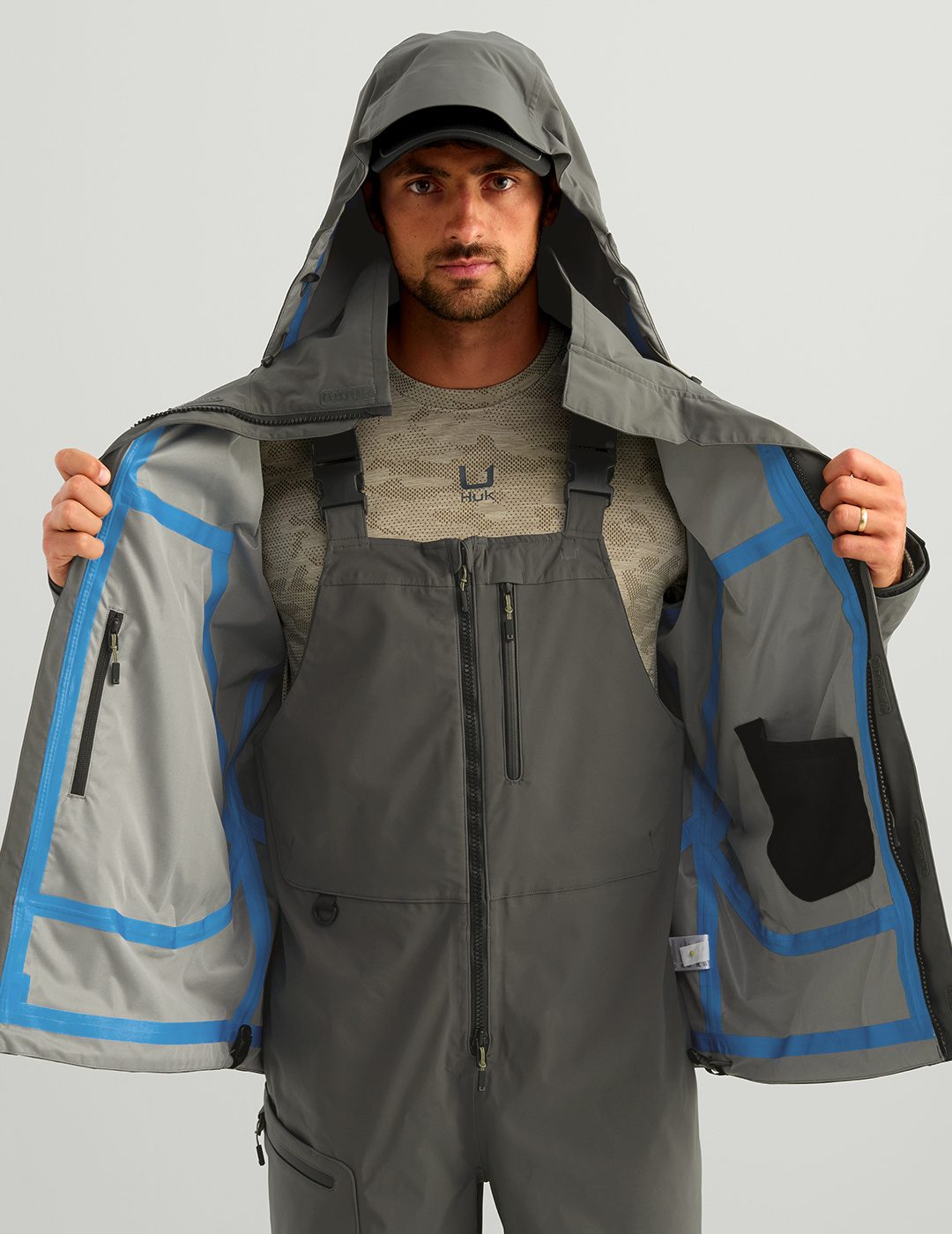 Huk Stormhaul Jacket - Dark Shadow