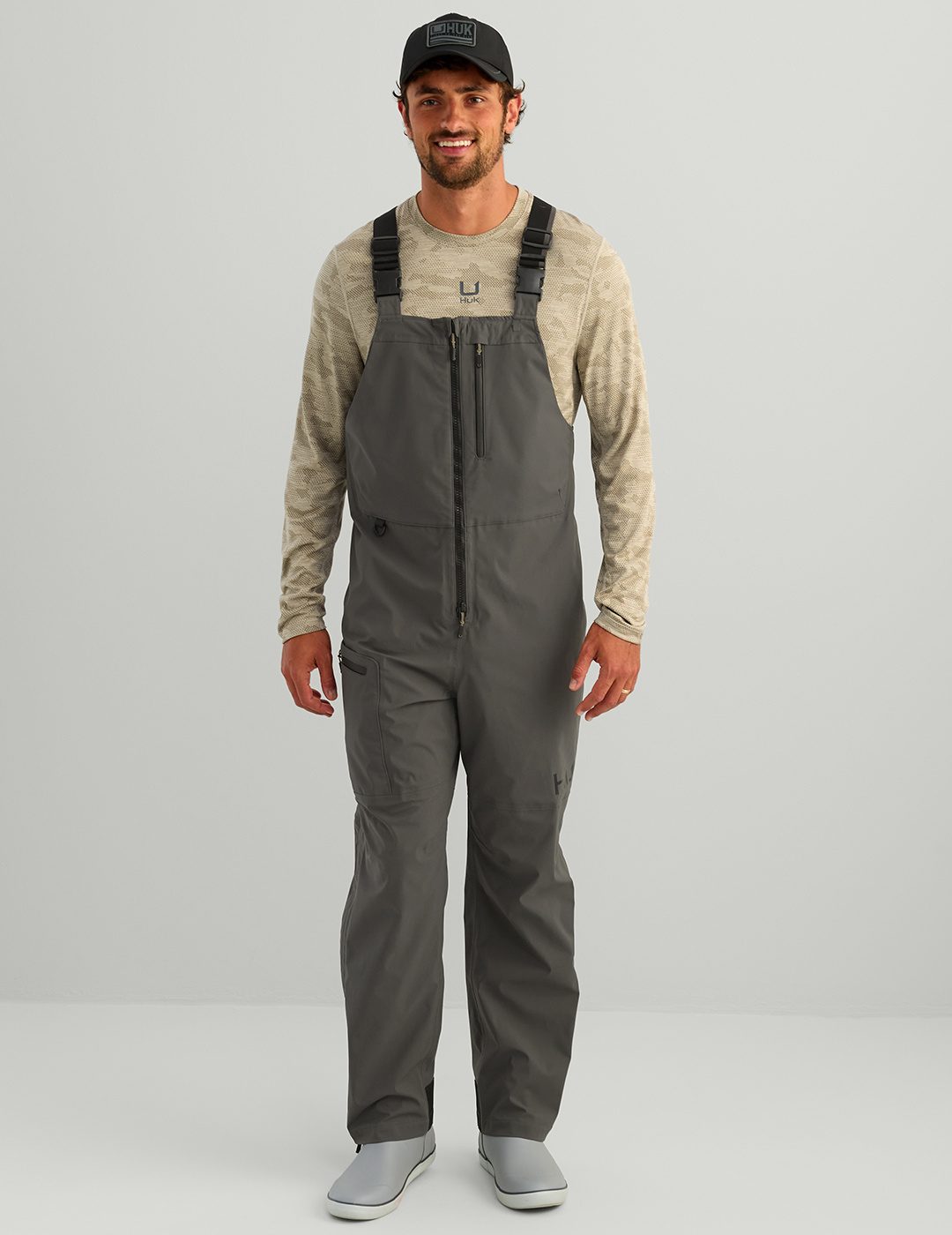 Huk Stormhaul Bib - Dark Shadow