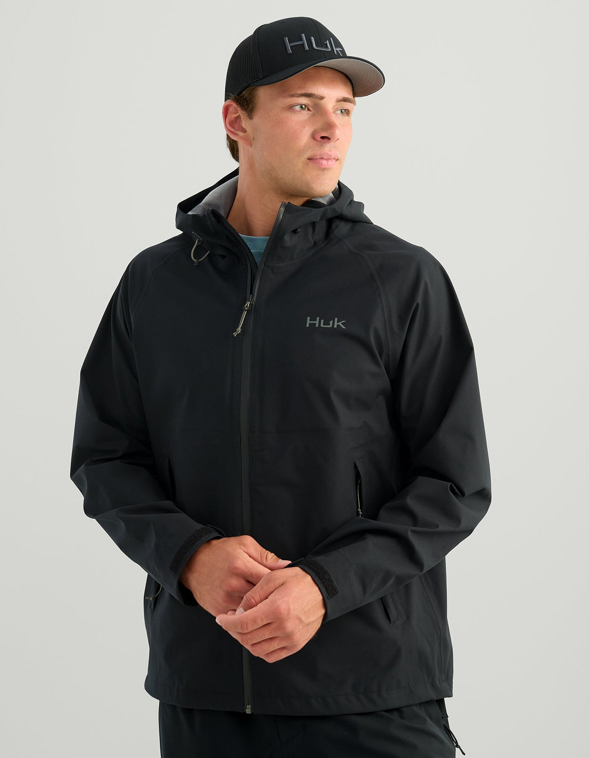 Huk Storm 3-Layer Jacket - Black