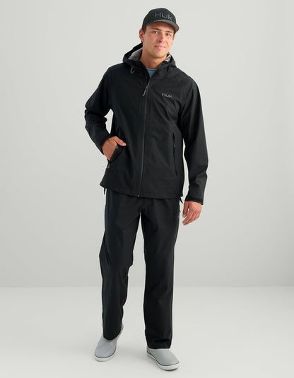 Huk Storm 3-Layer Jacket - Black