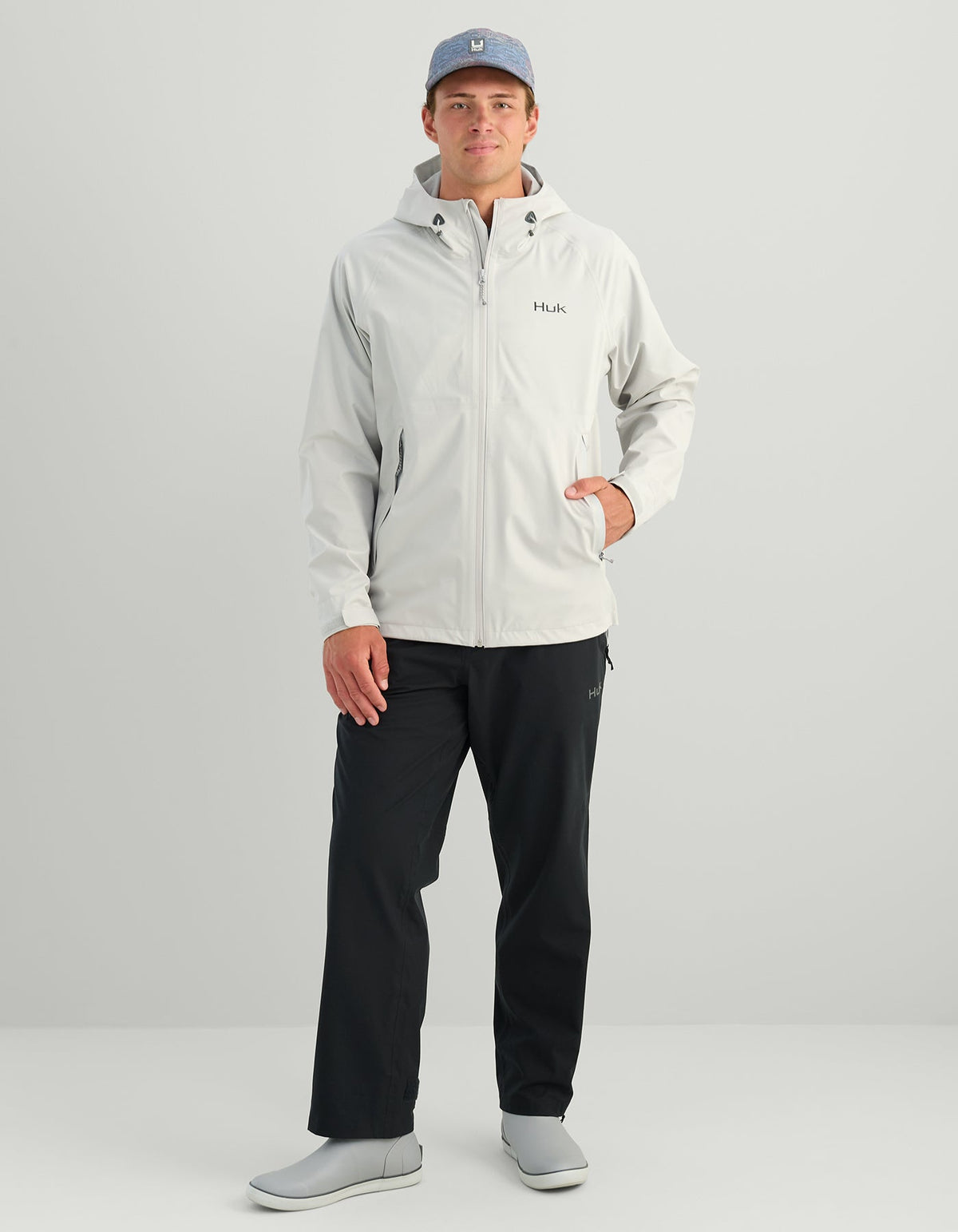 Huk Storm 3-Layer Jacket - Seagull