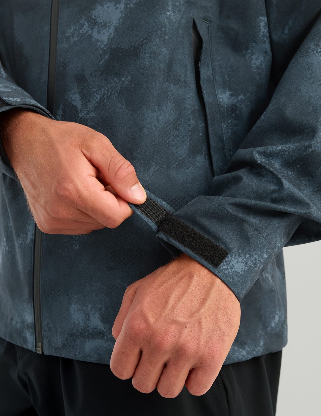 Huk Storm Printed 3-Layer Jacket - Sea Storm Santee Sands