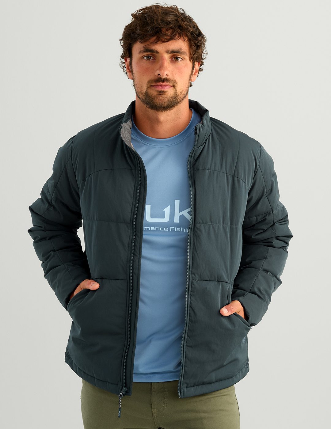 Huk Santee Insulated Jacket - Sea Storm