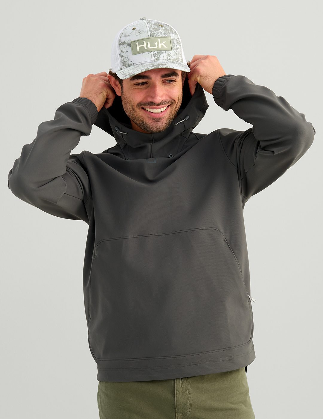 Huk Breaker Hooded Pullover - Anchor