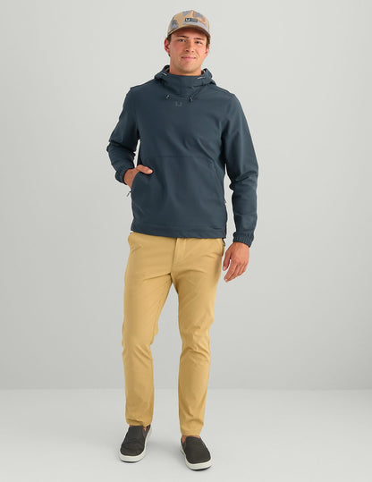 Huk Breaker Hooded Pullover - Sea Storm