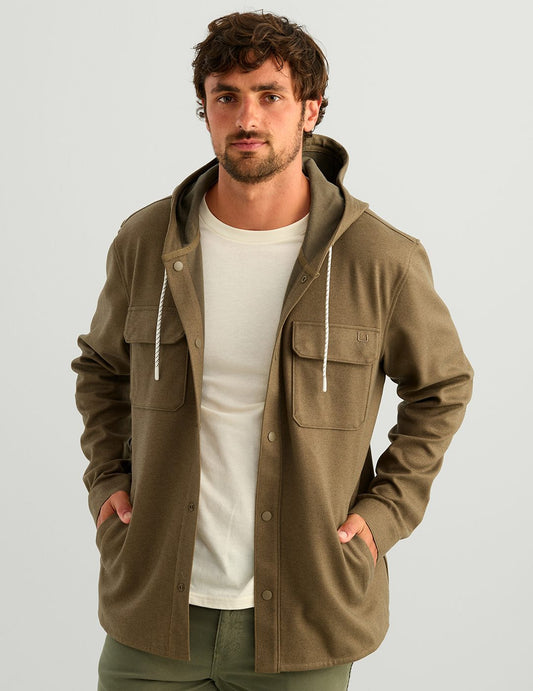 Huk Easton Hooded Jacket - Saltmarsh Heather