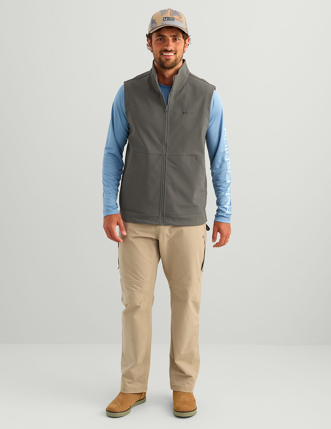 Huk Breaker Vest - Dark Shadow